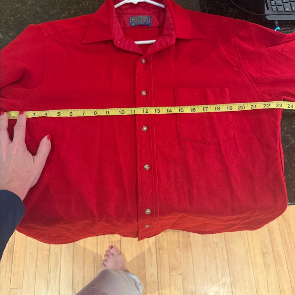 Pendleton Women's Red Button Down Shirt - image 4